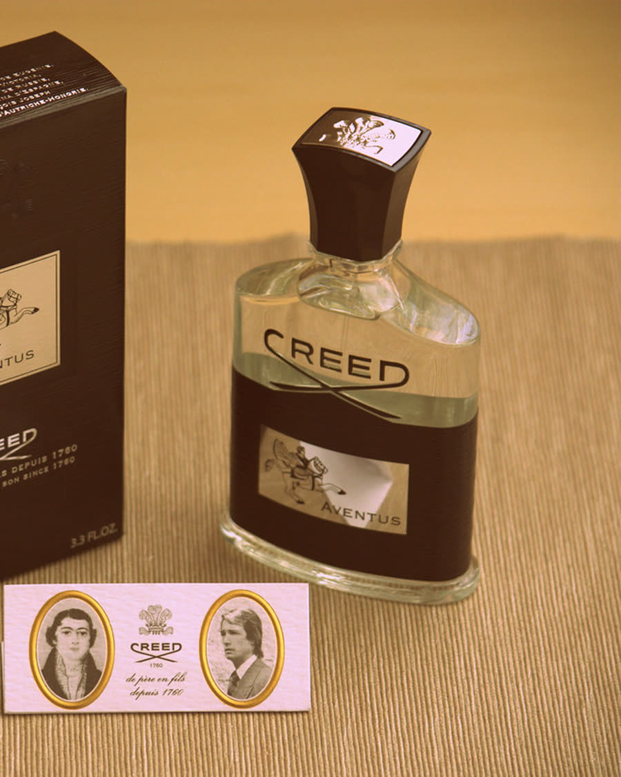 Frasco de Creed Aventus